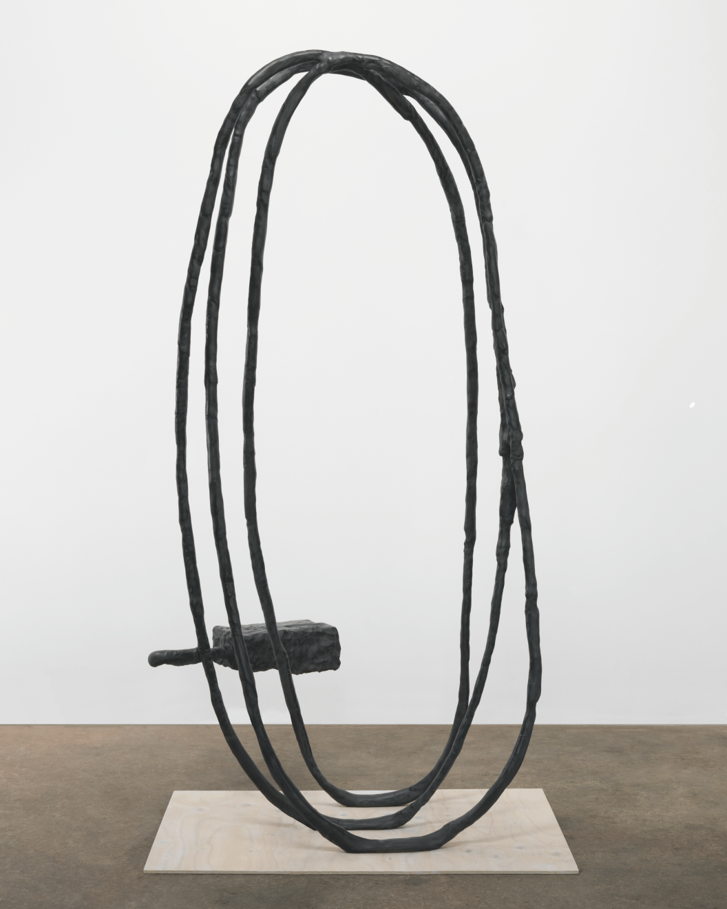 Smoke Rings, 2013, Aluminum, epoxy, and wood