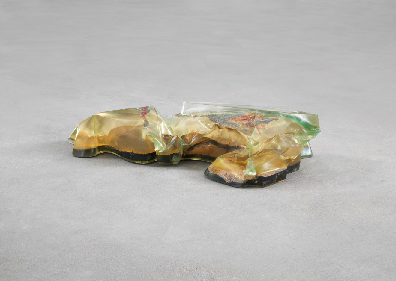 Bennington VI, 1970, Polyester resin, milled glass, plaster, glitter, and dry pigment