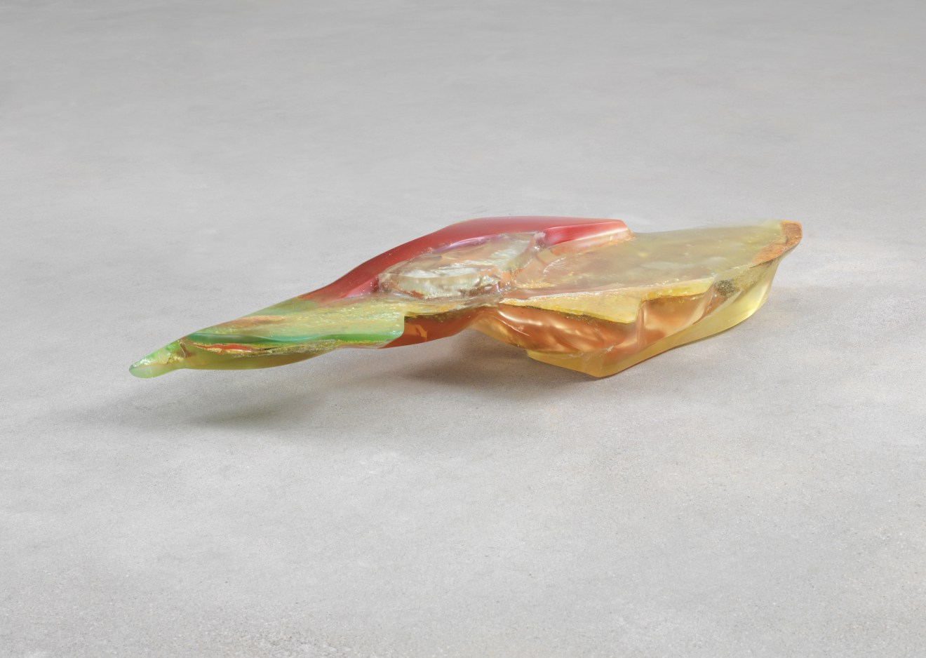 Bennington IV, 1970, Polyester resin, milled glass, plaster, glitter, and dry pigment