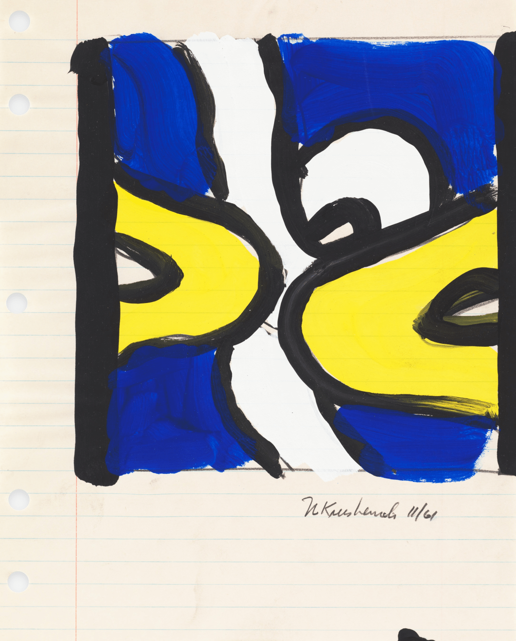 Nicholas Krushenick, Untitled, 1961