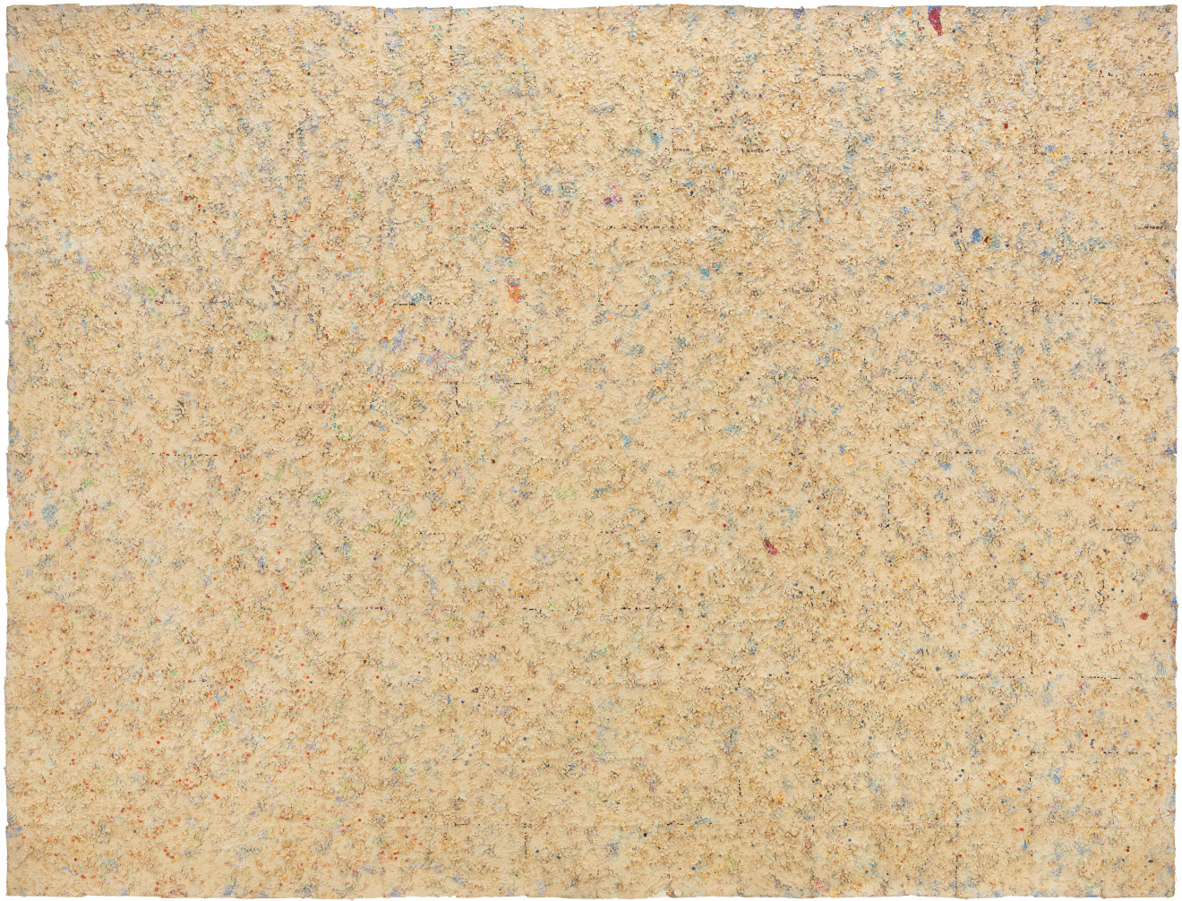 Howardena Pindell, Untitled #20 (Dutch Wives Circled and Squared), 1978