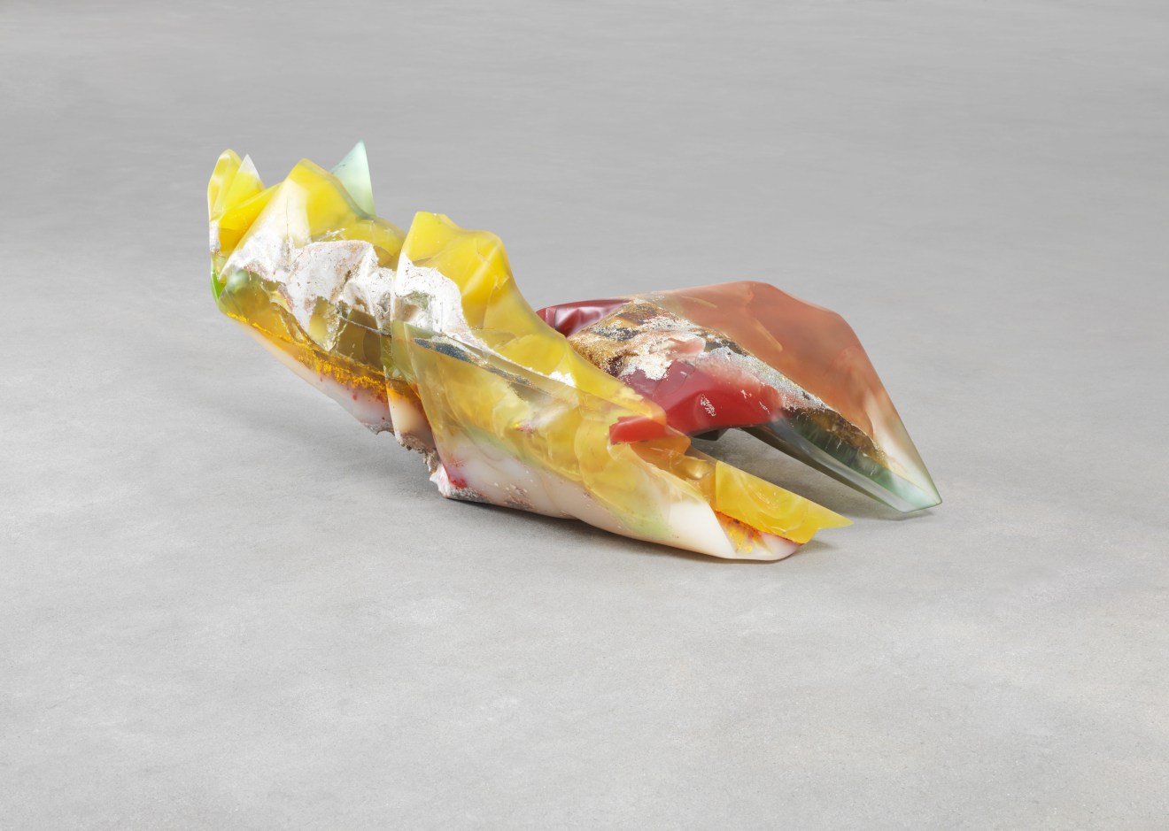 Bennington V, 1970, Polyester resin, milled glass, plaster, glitter, and dry pigment