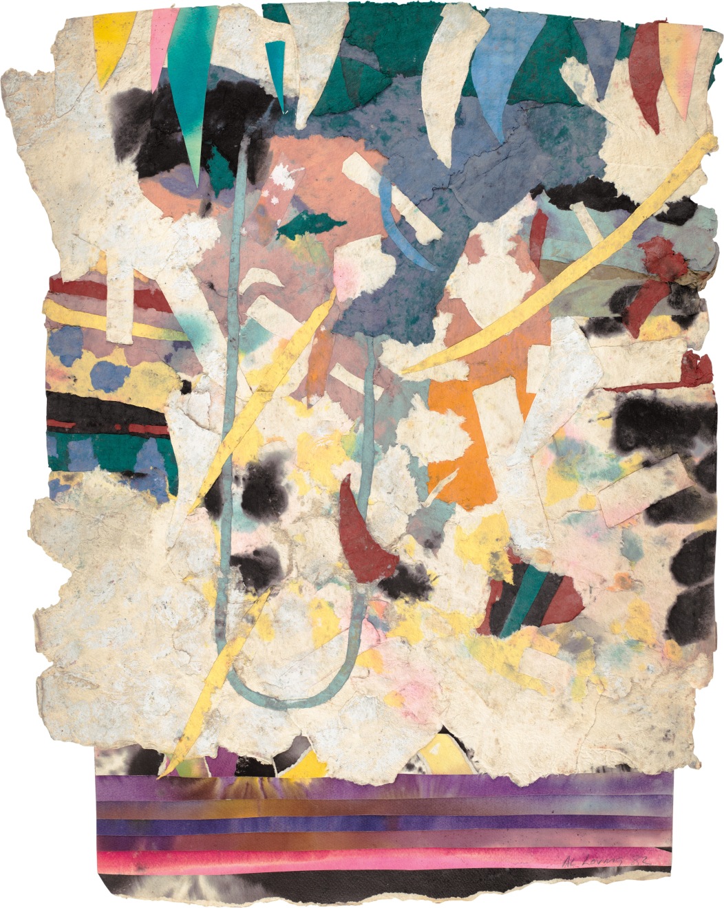 Untitled, 1982, Paper collage