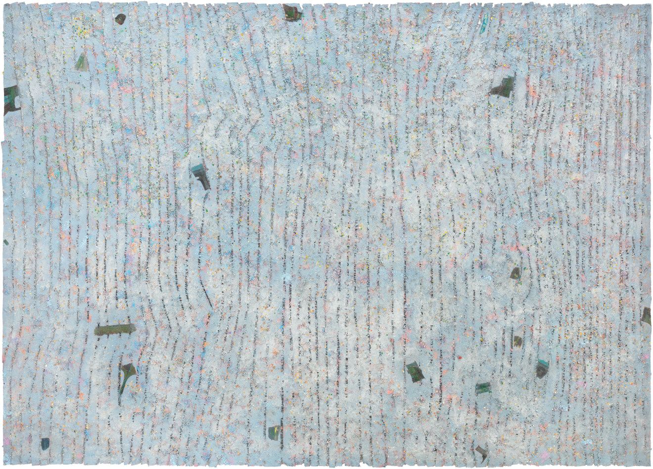 Memory: Future, 1980&ndash;1981, Mixed media on canvas