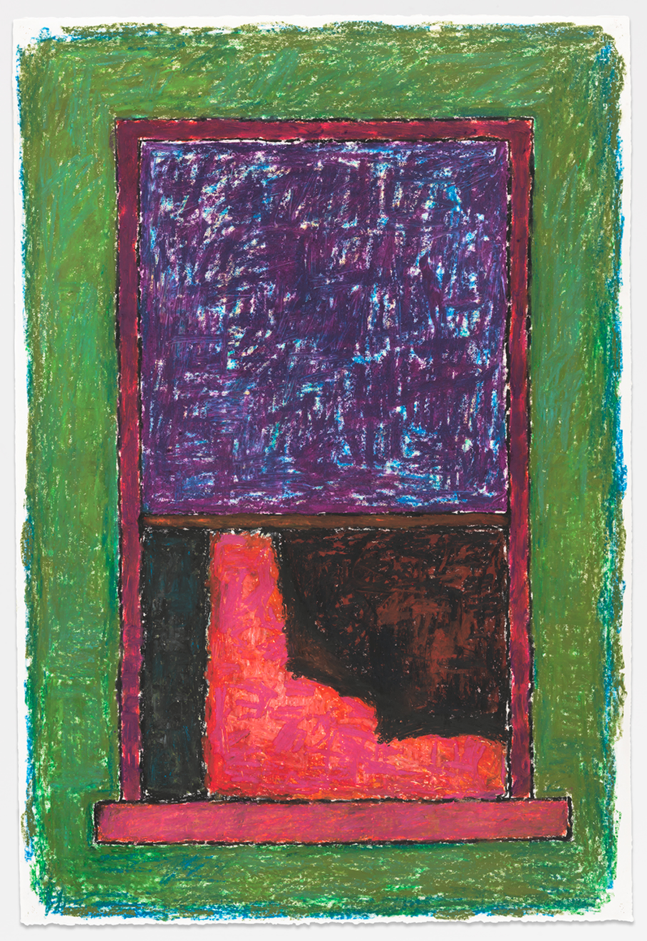 Untitled, 1984, Pastel on paper