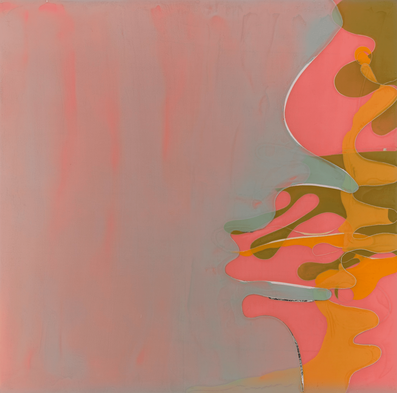 Talking With the Sun, 2011, Acrylic and polyurethane on panel