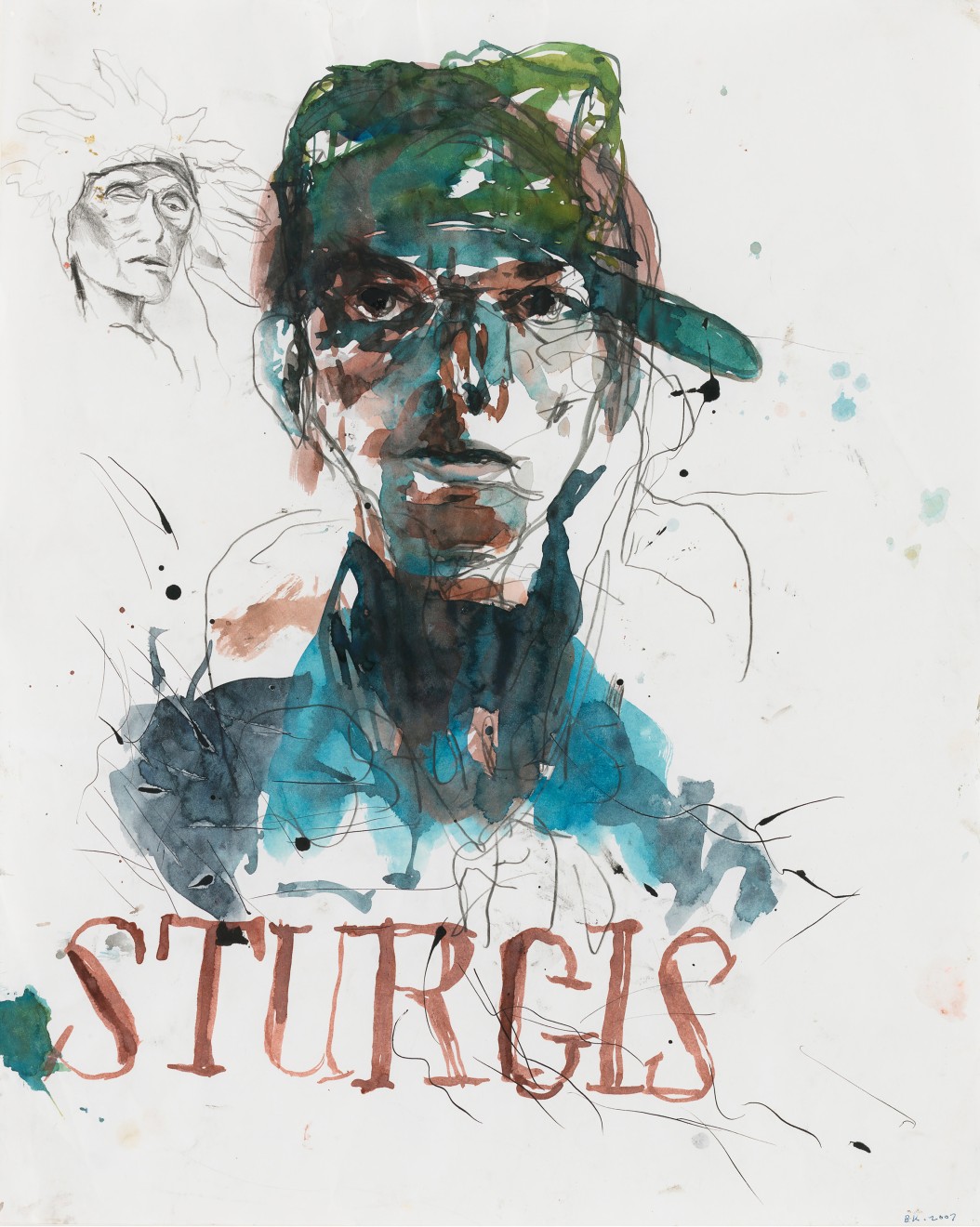 Sturgis, 2007, Watercolor on paper