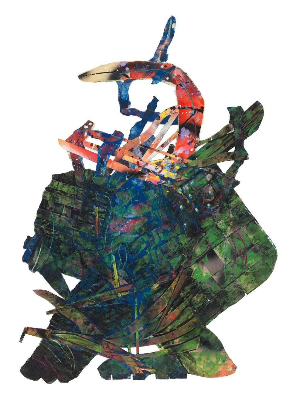 Untitled, 1985 Mixed media on paper collage