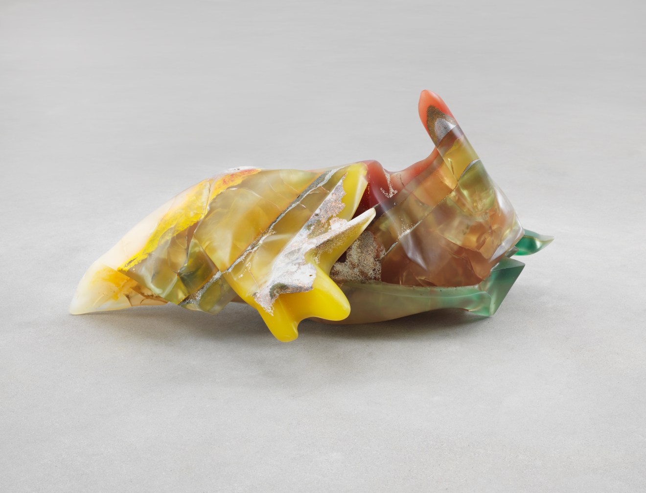 Bennington VIII, 1970, Polyester resin, milled glass, plaster, glitter, and dry pigment