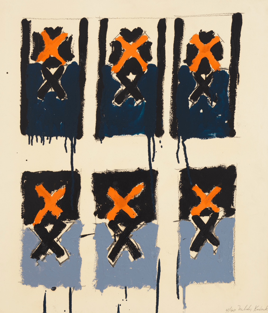 Nicholas Krushenick, Untitled, 1960