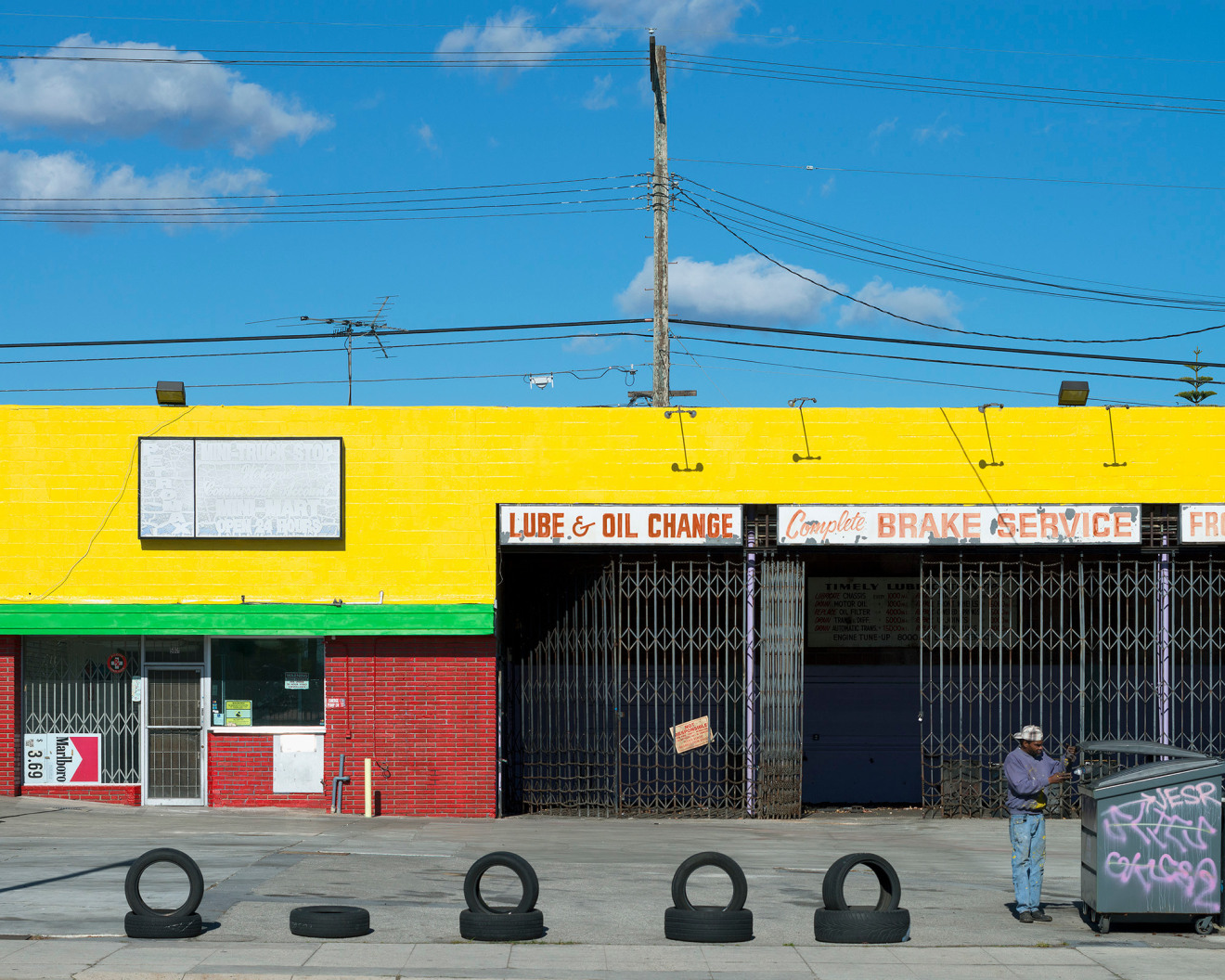 Lube &amp;amp; Oil Change, Pico Boulevard, Los Angeles, chromogenic print