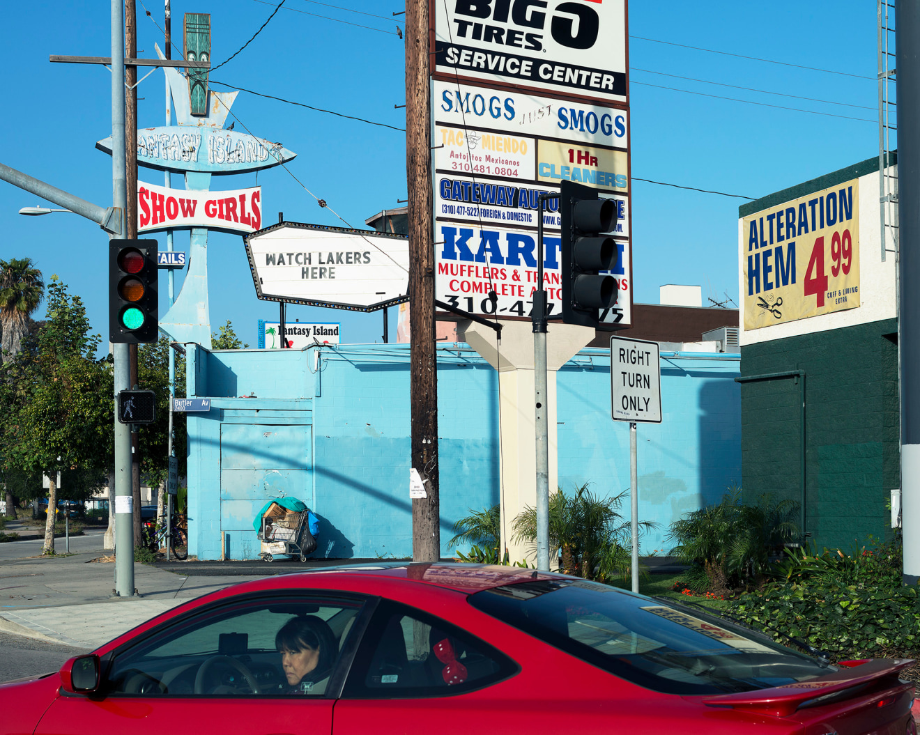 Fantasy Island, Pico Boulevard, Los Angeles, chromogenic print