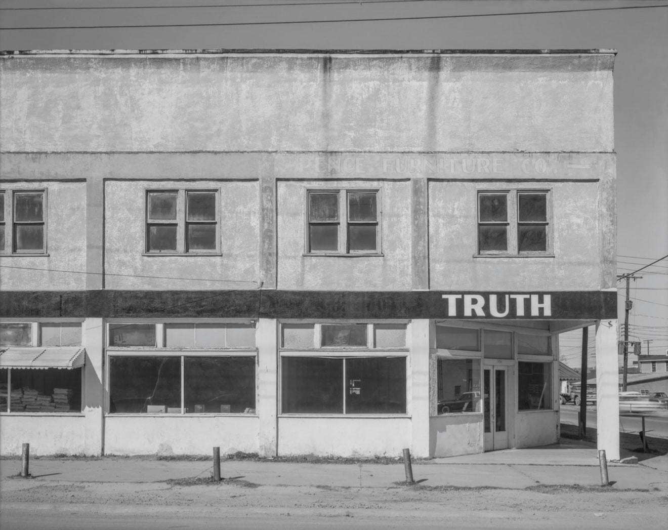 Building with Truth Sign, ARK. 60, Conway, AR, 1973