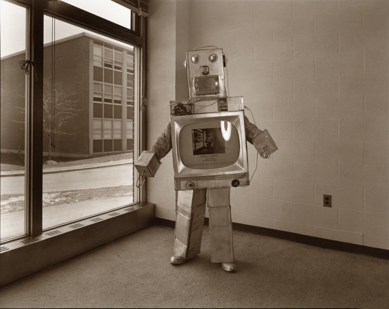 untitled (from the series, Uranium Robots), 1976, vintage gelatin silver print