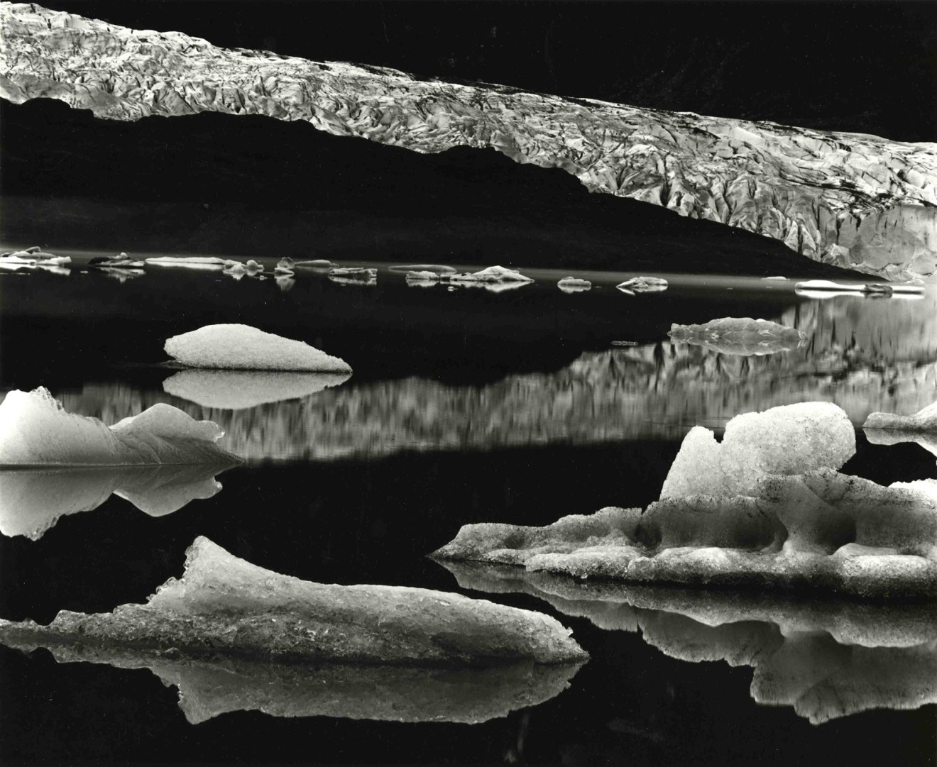 Mendenhall Glacier, Alaska, 1973