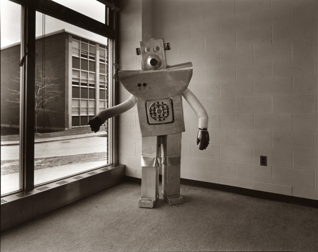 untitled (from the series,&nbsp;Uranium Robots), 1976, vintage gelatin silver print