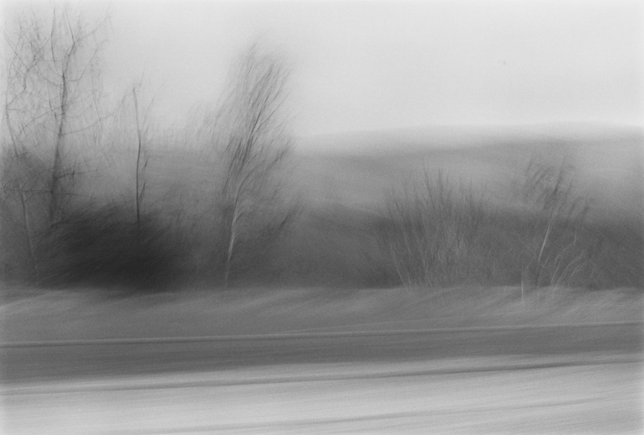 Leaving, 1982, vintage gelatin silver print