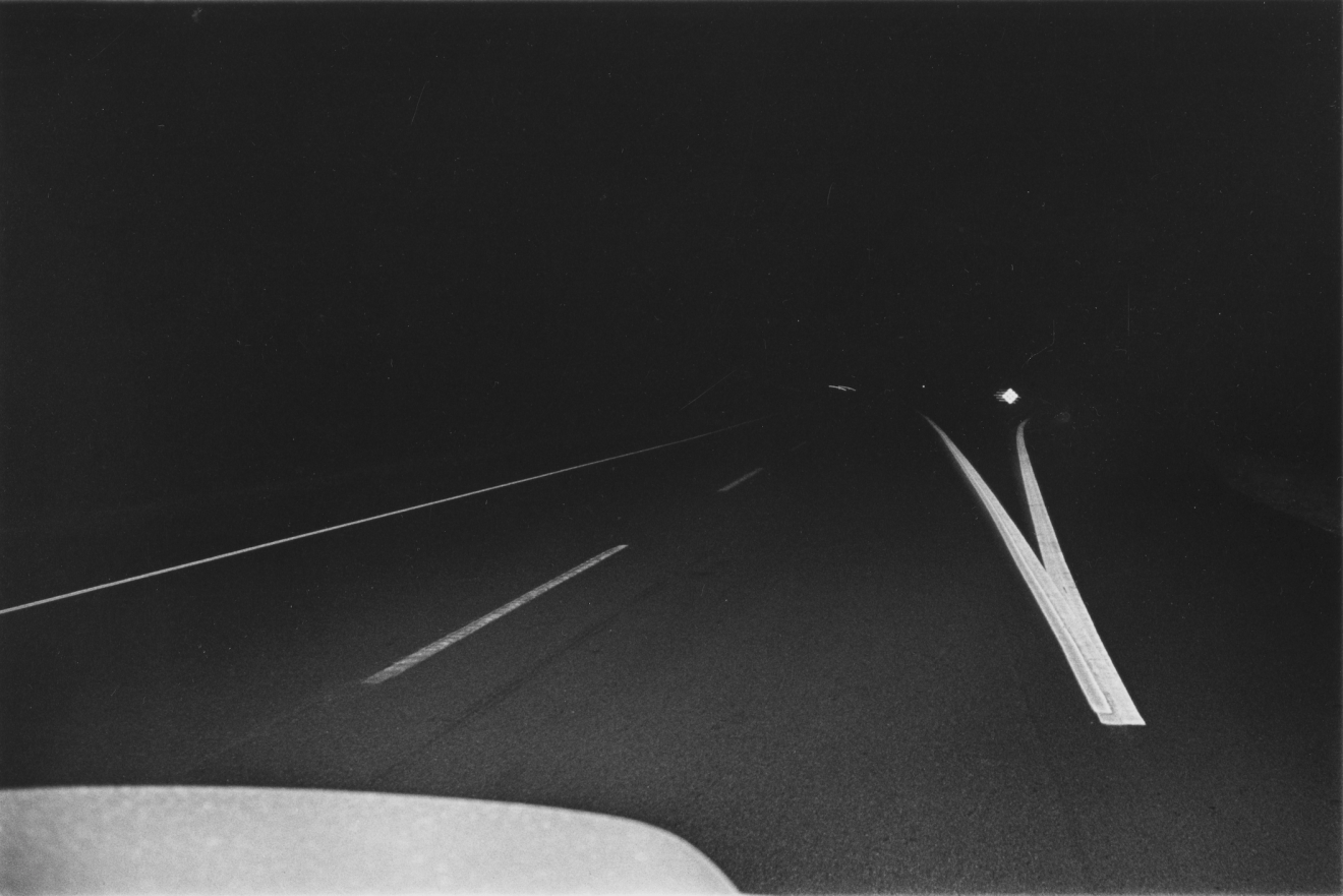 Night Driving, 1974, vintage gelatin silver print