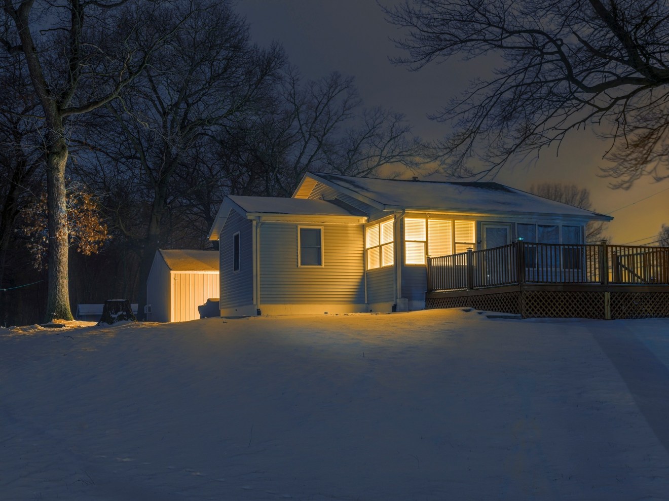 Evening Light, Michigan City, 2022