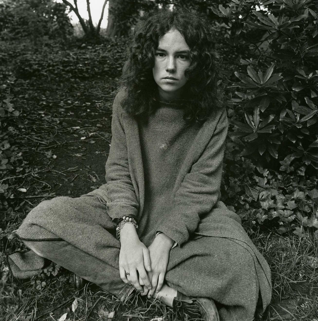 Haight Ashbury (young woman in park), 1968