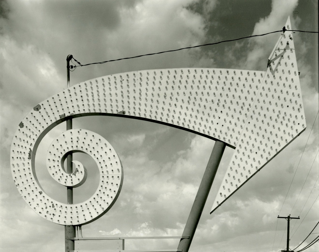 Jim Dow, Curlicue Arrow Sign, US 2, near Wenatchee, WA