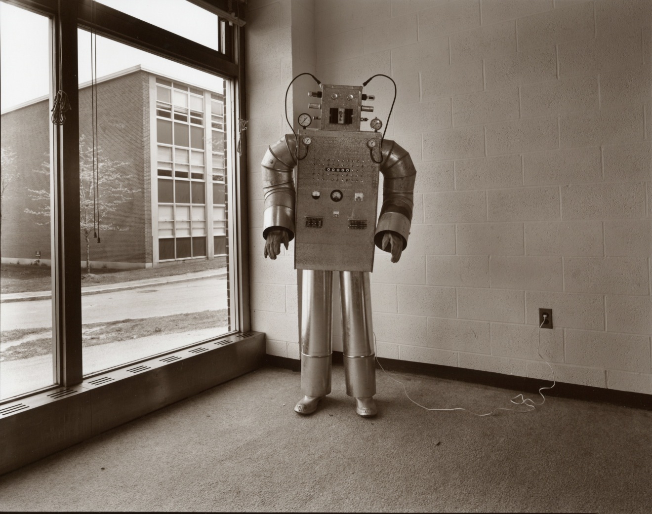 untitled (from the series,&nbsp;Uranium Robots), 1976, vintage gelatin silver print