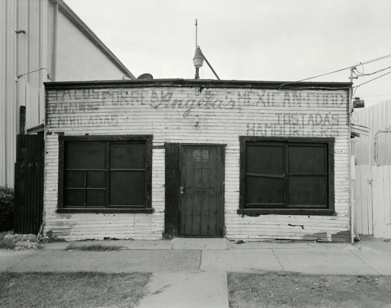 Angela&#039;s, National City, CA, 2018, gelatin silver contact print