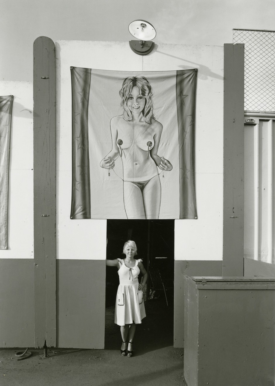 Stripper, Fargo, North Dakota, 1976, vintage gelatin silver print