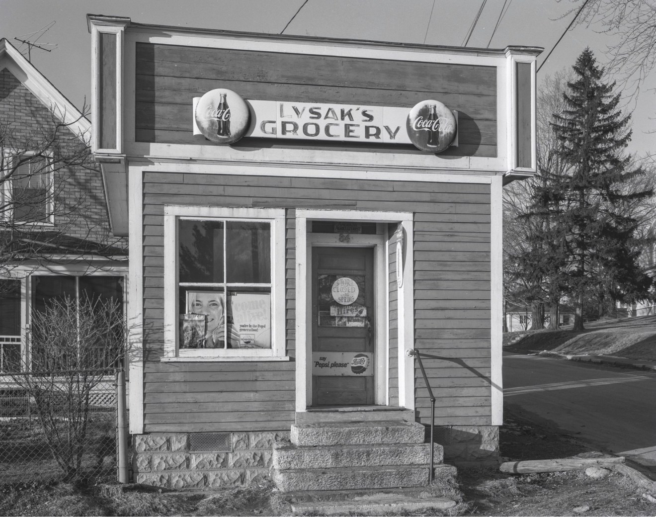 Lysak&#039;s Grocery Store, MA 16, Uxbridge, MA, 1969