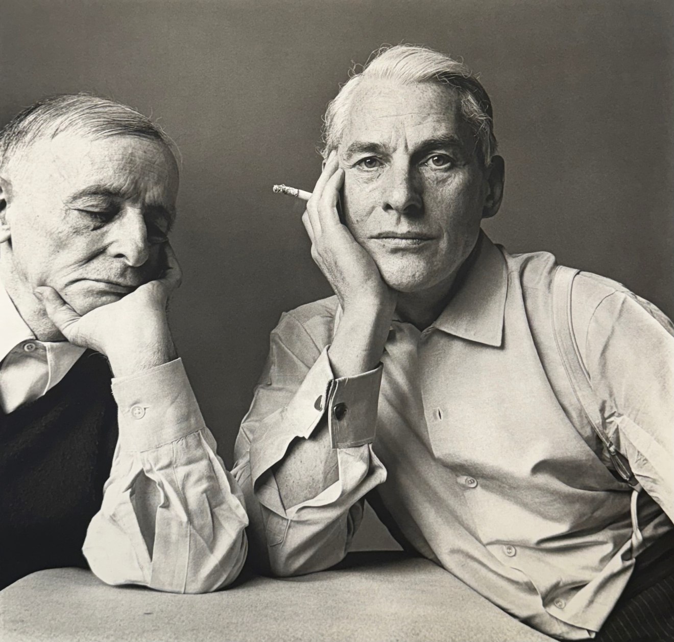 Frederick Kiesler and William de Kooning, New York, 1960/printed 1977