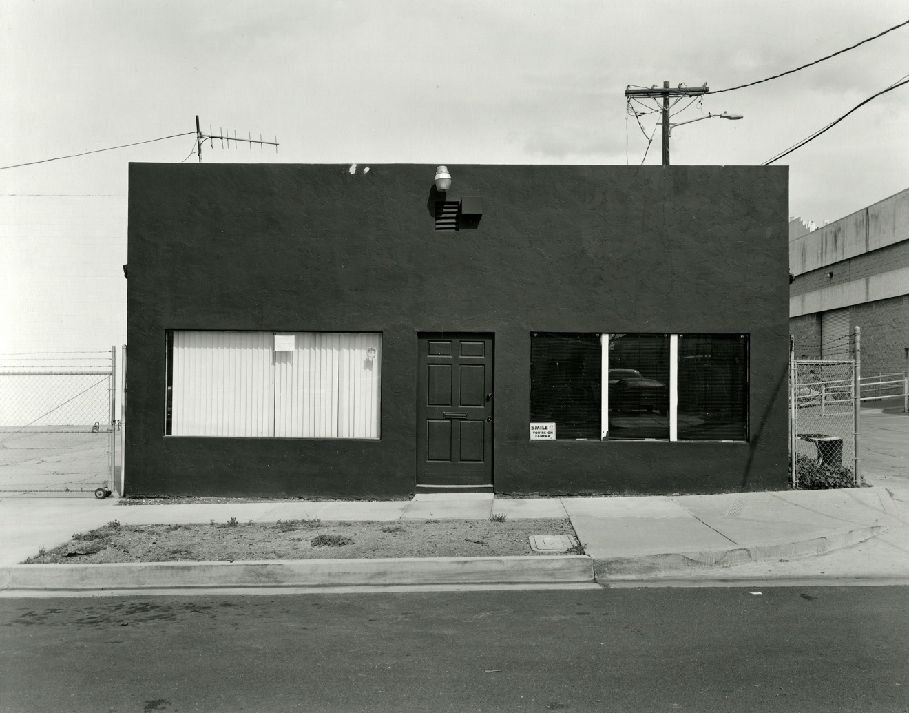 Industrial Building, National City, CA, 2018, gelatin silver contact print