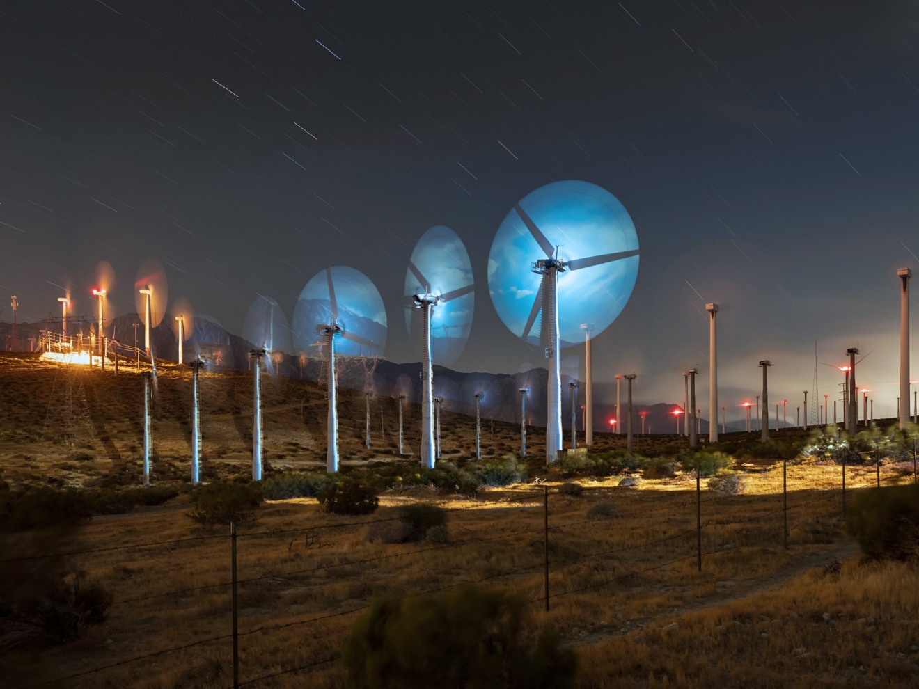 Philipp Scholz Rittermann, Windmills, Desert Hot Springs, CA