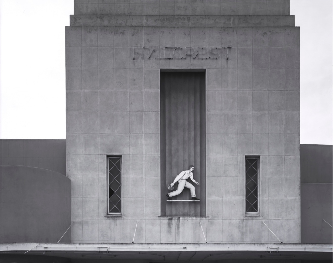 Facade of a Bowling Alley, US 80, San Diego, CA, 1975