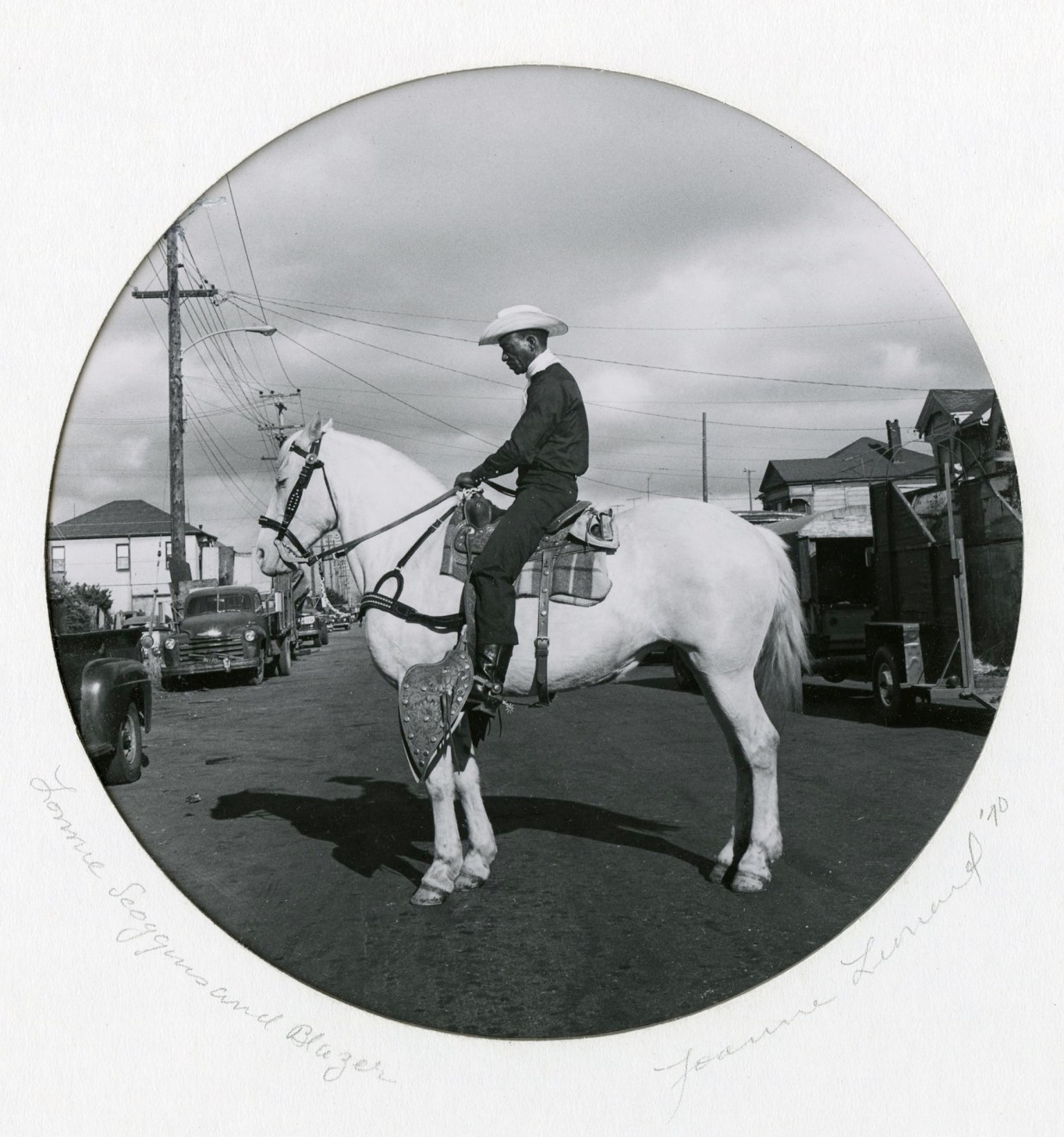 Lonnie Scoggins and Blazer, 1970