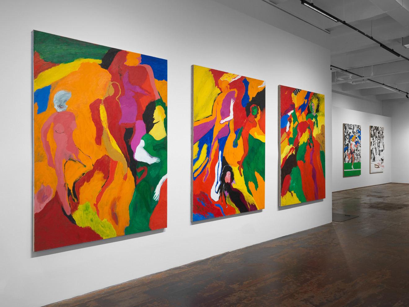 Installation view of Robert Colescott: Women, Venus Over Manhattan, New York, 2022