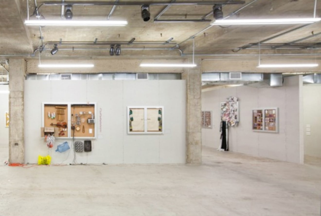 Installation view of Bulletin Boards, Venus Over Manhattan, 2012