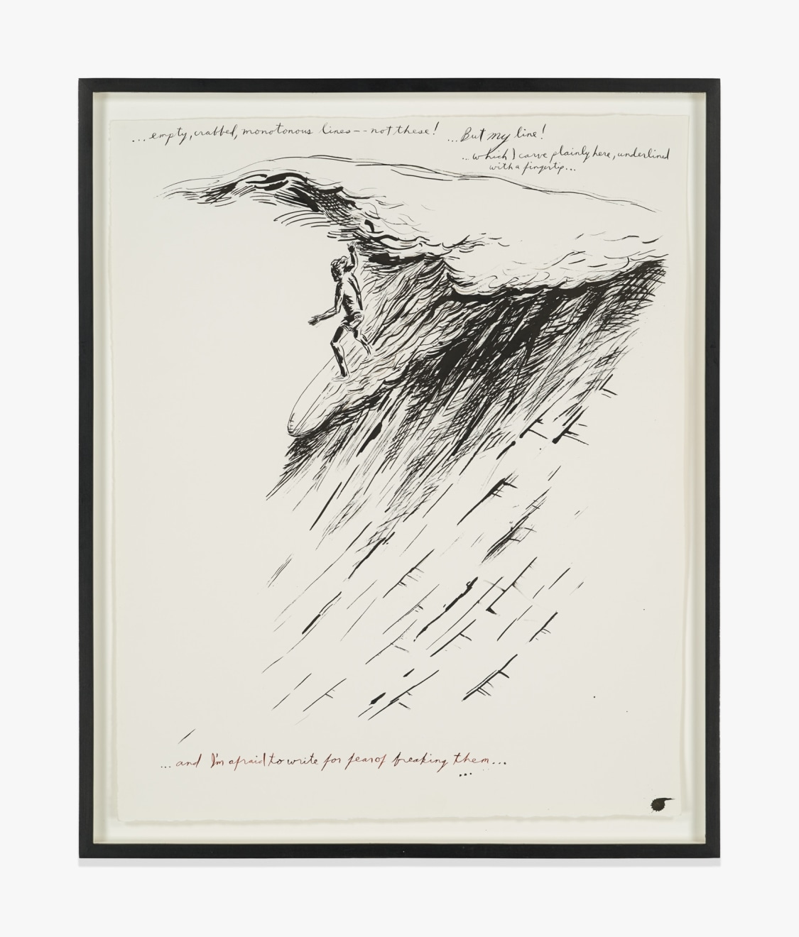 Raymond Pettibon No Title (Empty, crabbed, monotonous&hellip;)