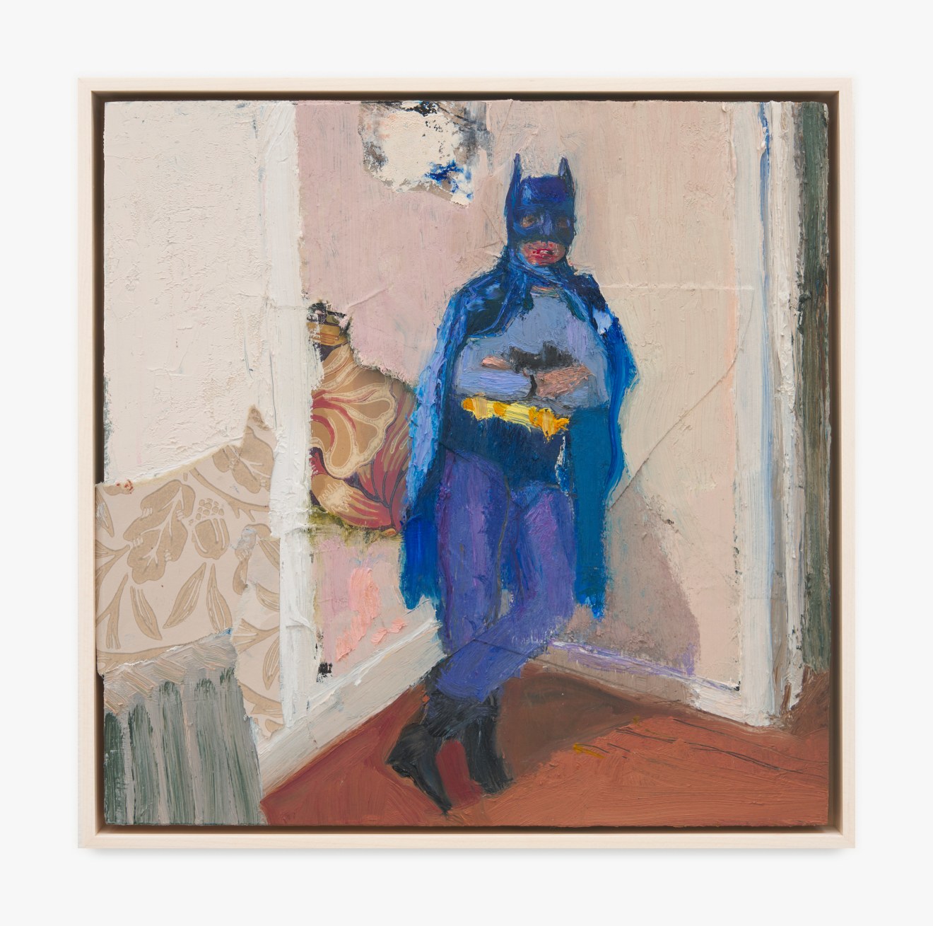 Painting by Seth Becker titled Batman's Living Room from 2023