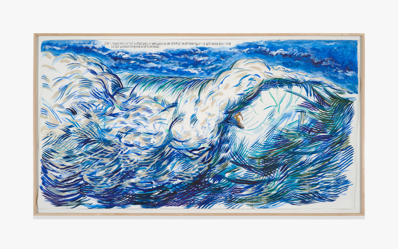 Raymond Pettibon No Title (The lower half&hellip;)