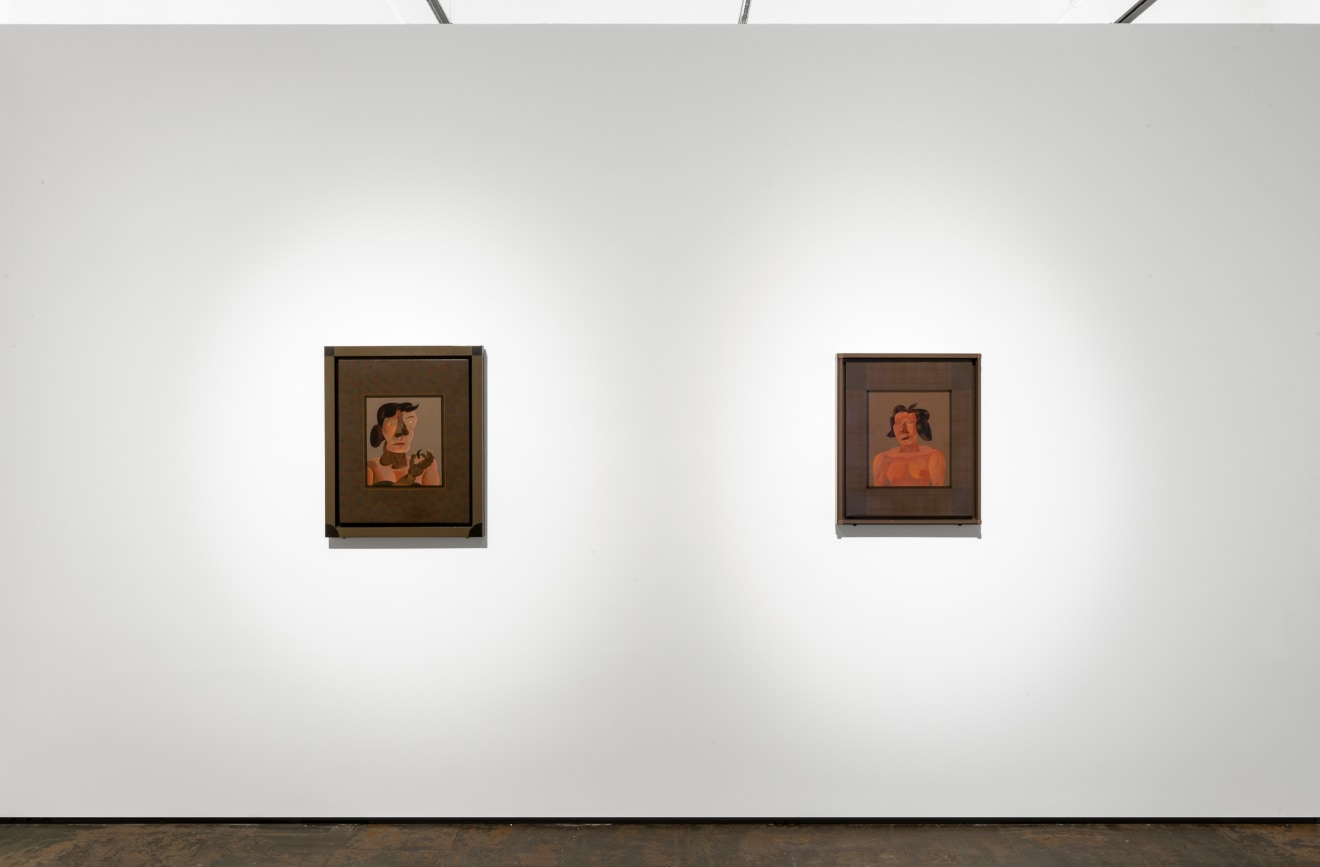 Installation view of &ldquo;Jim Nutt: Portraits&rdquo; at Venus Over Manhattan, New York, 2022