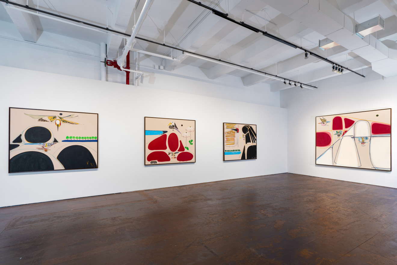 Installation view of Susumu Kamijo Jack &amp; Venus at Venus Over Manhattan New York