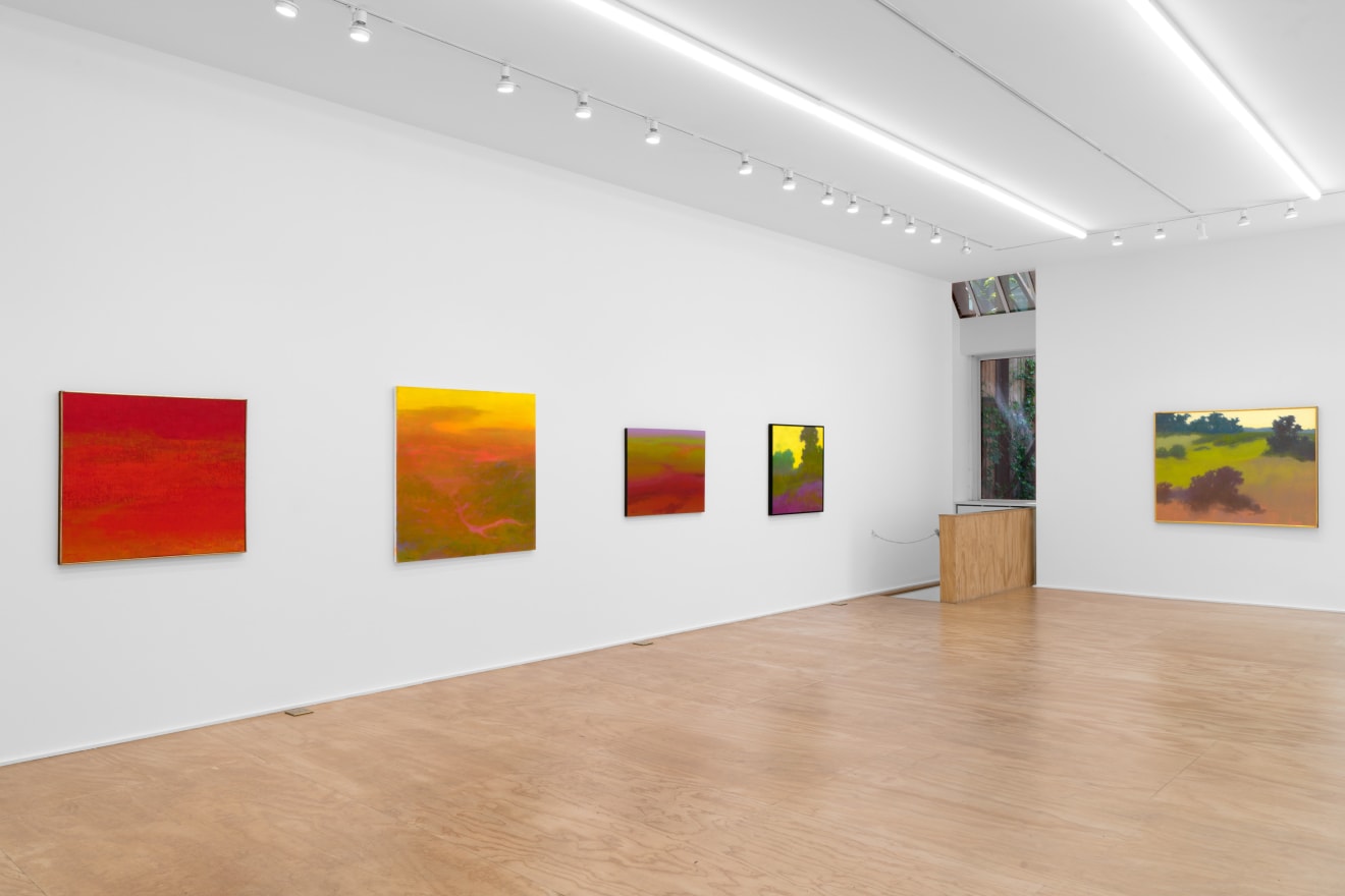 Installation view of &quot;Richard Mayhew: Natural Order,&quot; Venus Over Manhattan, New York, 2023