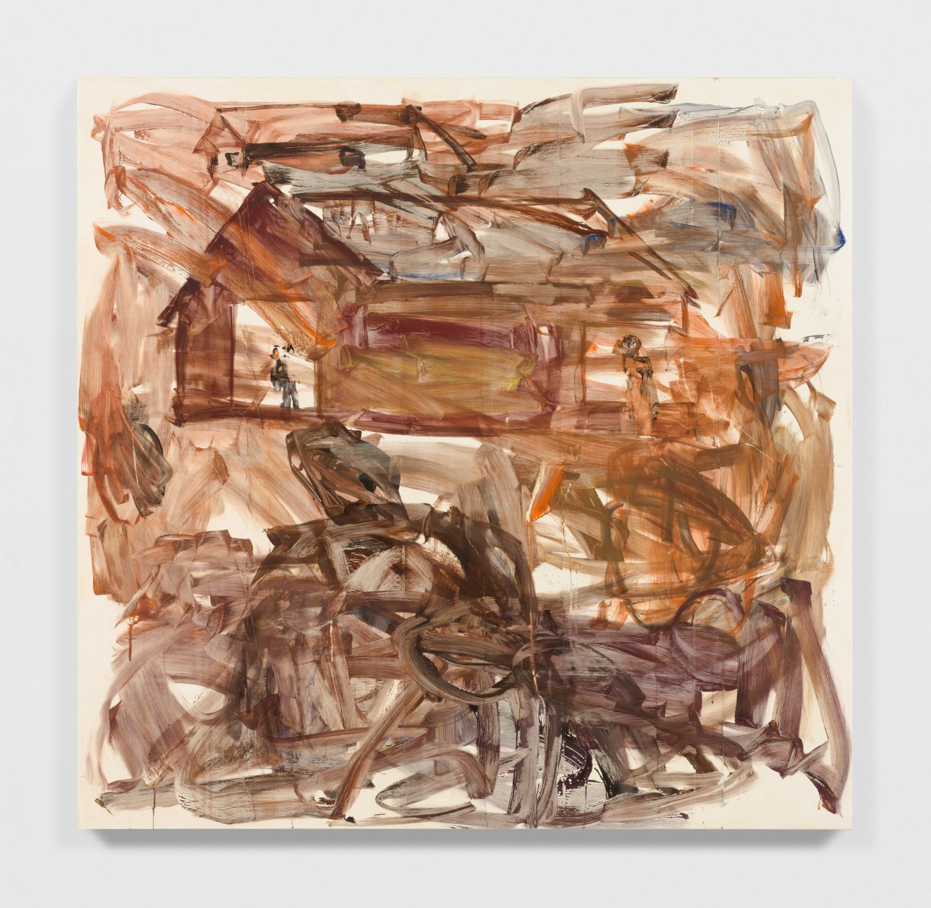 David Deutsch, Untitled, 2022, Acrylic on linen. 68 x 70 in (172.7 x 177.8 cm)