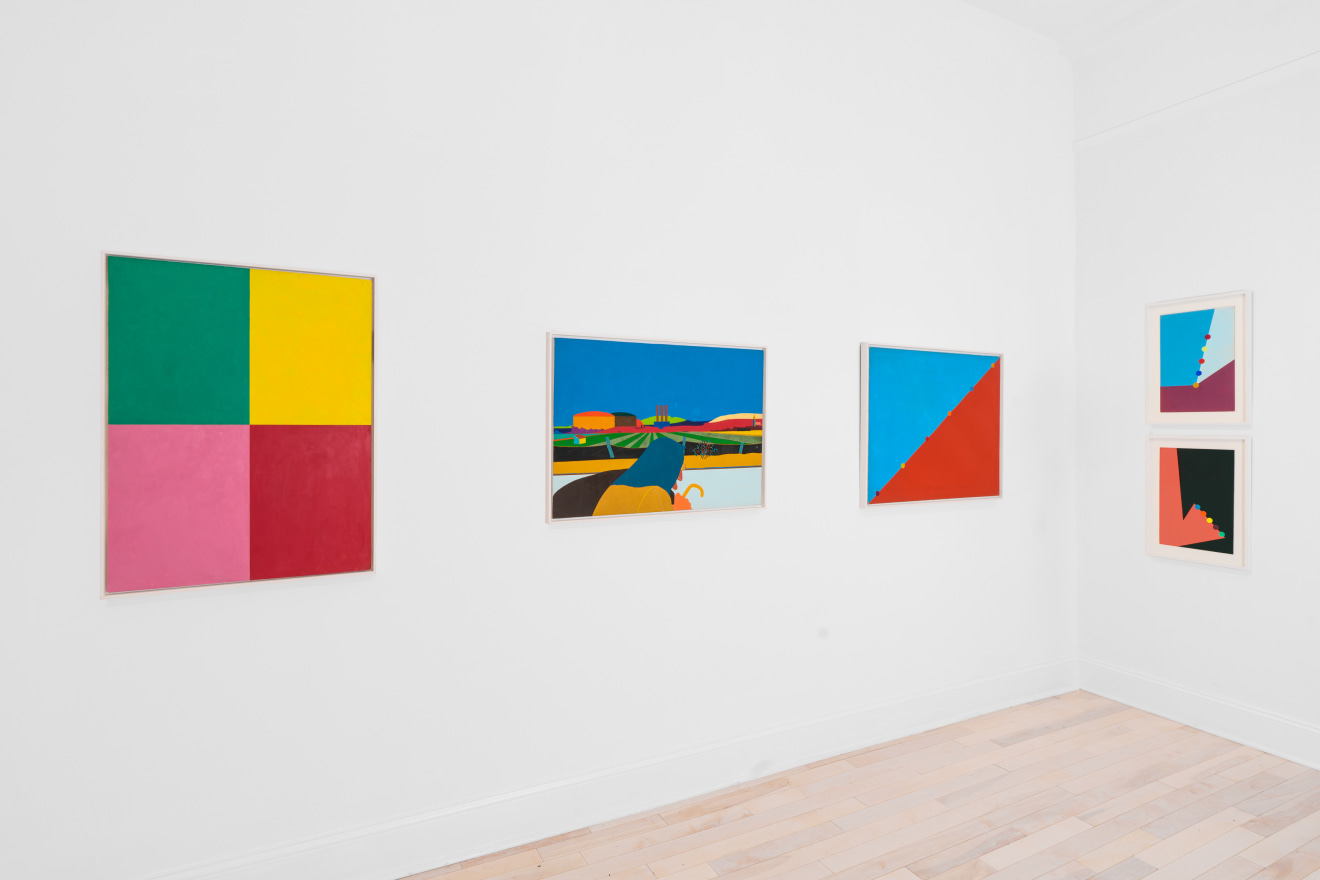 Installation view of Emanuel Proweller Surface Sensible at Venus Over Manhattan New York