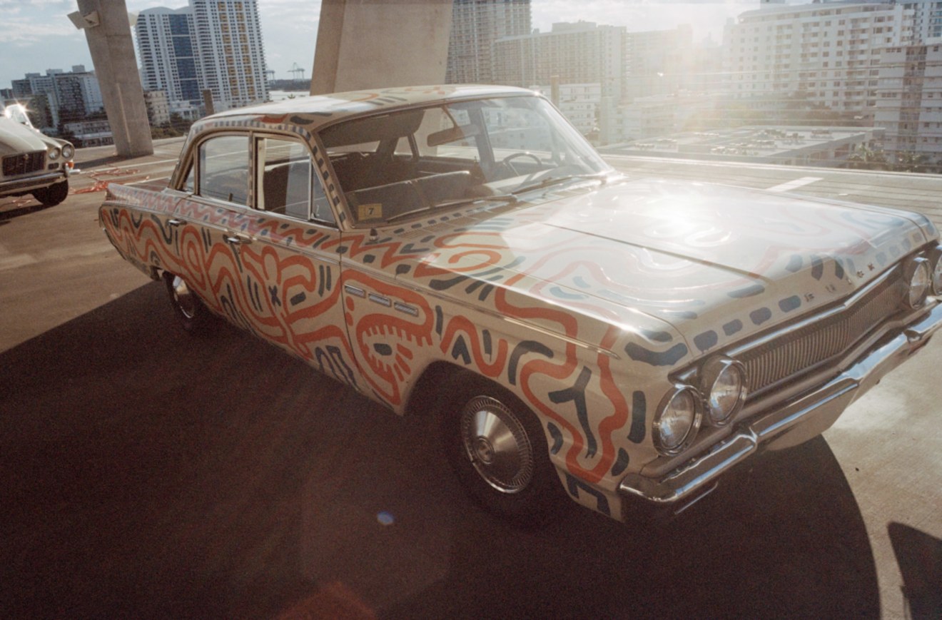 Piston Head Keith Haring Untitled (Car)