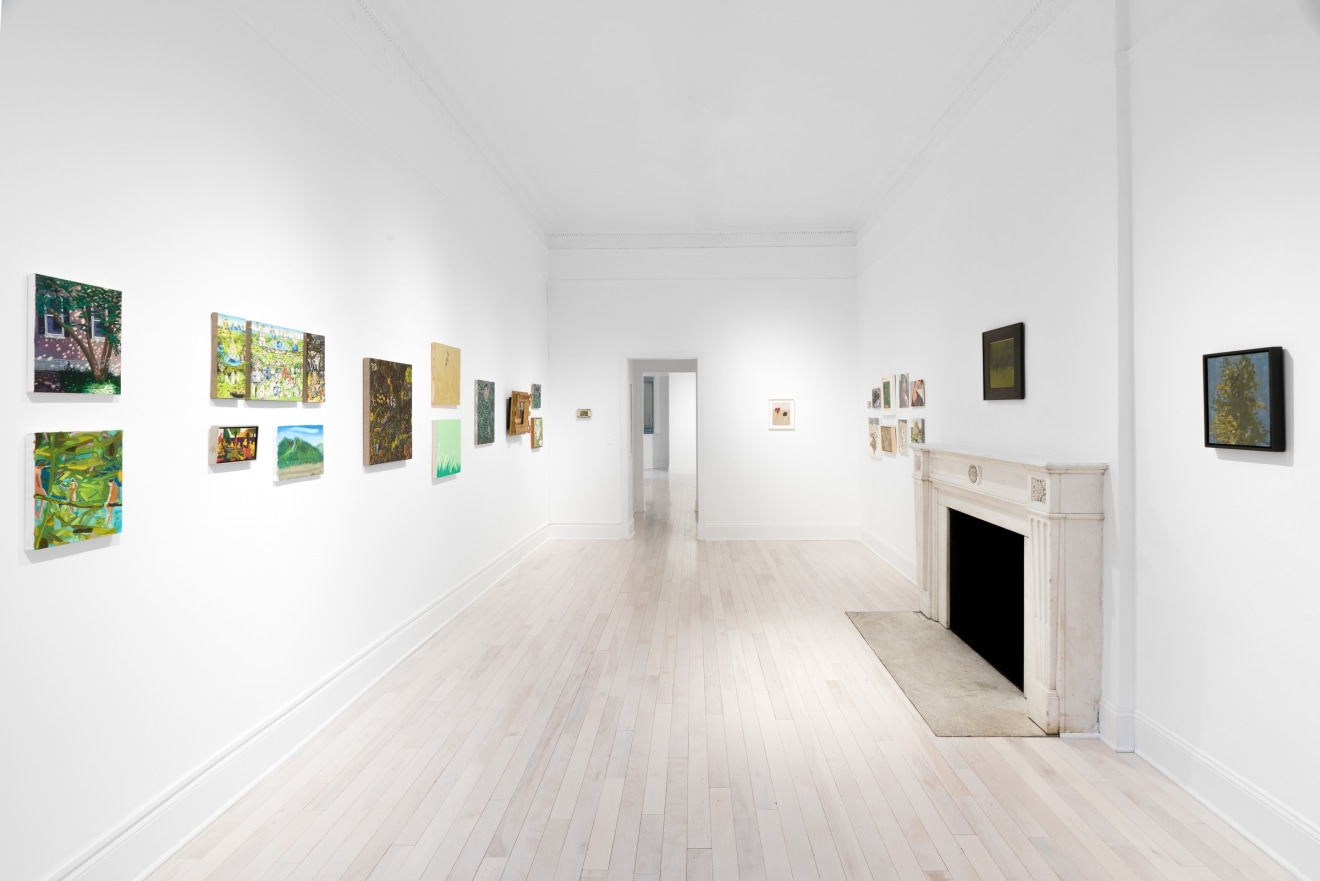 Installation view of Small Paintings at Venus Over Manhattan New York in 2022