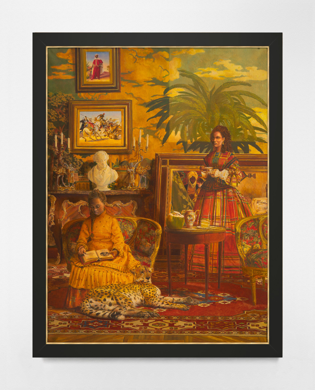 Painting by Elizabeth Colomba titled Orientalism &ndash; Plate 3 from 2024
