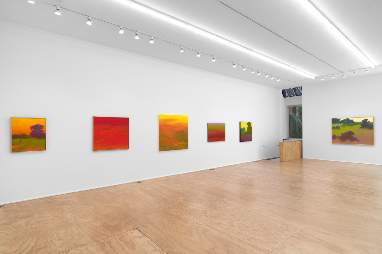 Installation view of &quot;Richard Mayhew: Natural Order,&quot; Venus Over Manhattan, New York, 2023