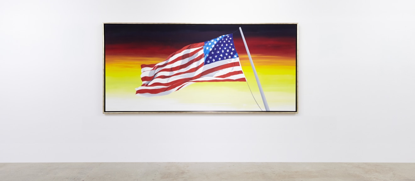 #RAWHIDE Ed Ruscha Our Flag