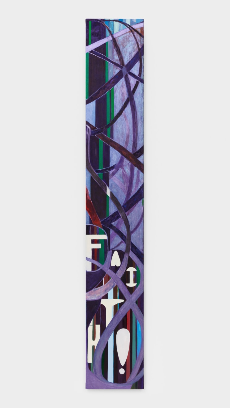 Painting by Marisa Takal titled Faith!, Etc. Etc. from 2023